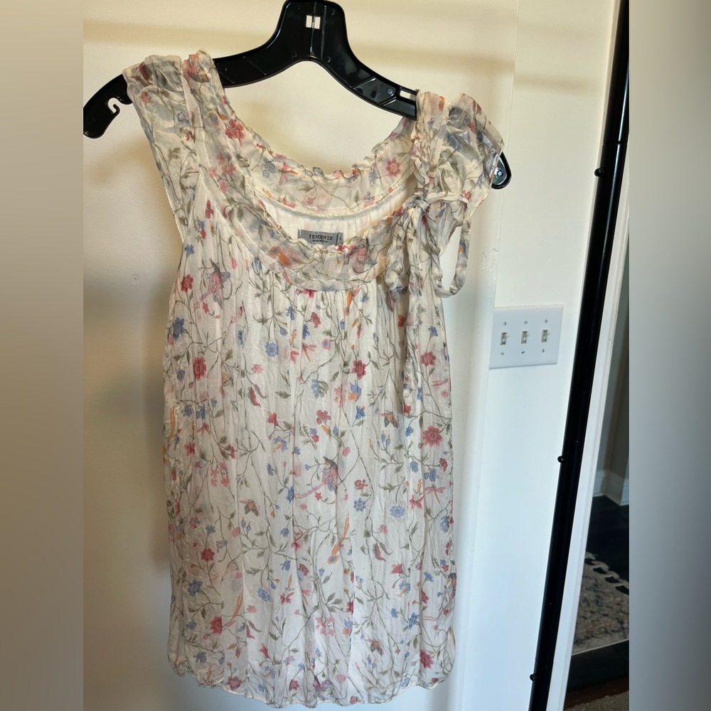 Tendenze Made in Italy Silk floral blouse
